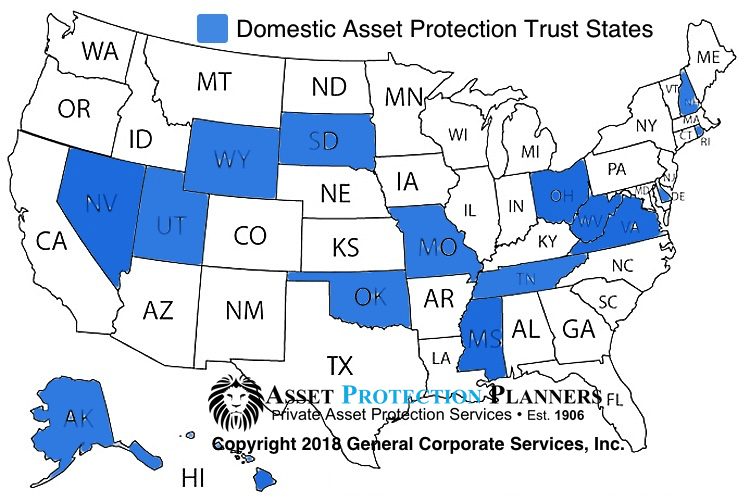 Asset Protection Trust States